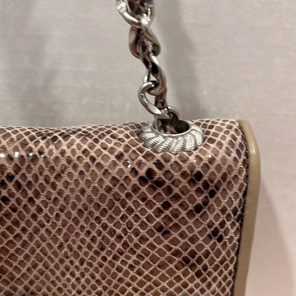 Judith Ripka new vintage Wallet Bag ! Style of today Exquisite faux snake print
